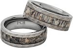 Antler Mens Wedding Bands