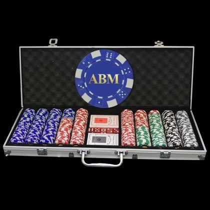 Personalized Poker Chip Set