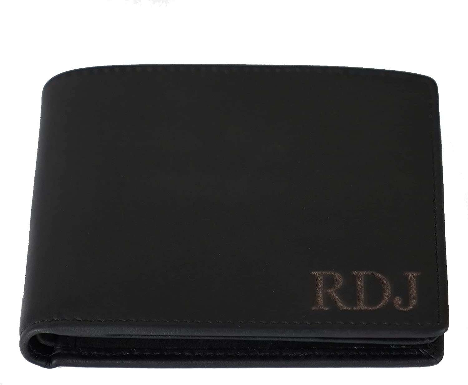 Engraved Full Grain Leather with RFID Blocking