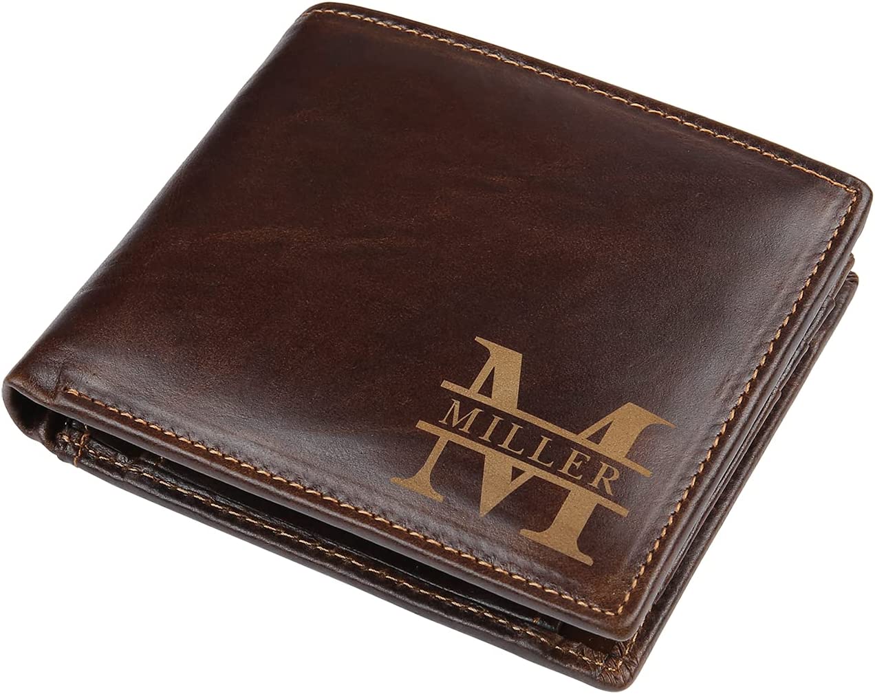 Glooraca Custom Engraved Wallet for Men