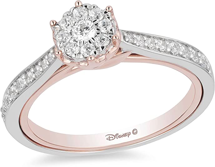 Disney Beauty And The Beast Belle Engagement Ring