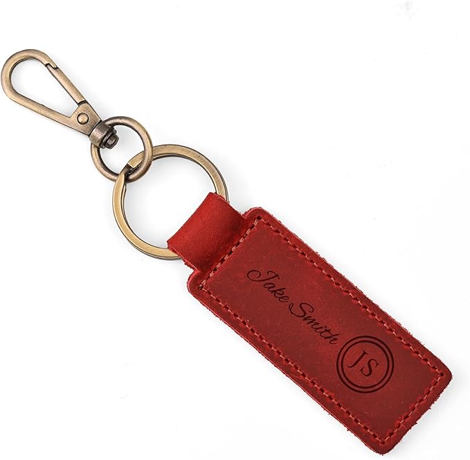 Onedor Personalized Leather Keychain