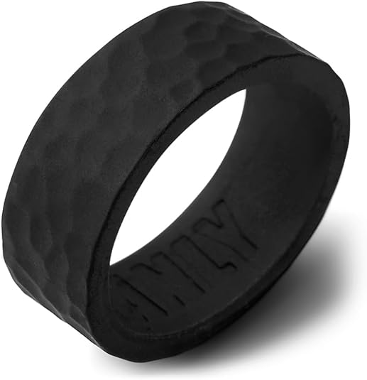 Manly Bands Mens Silicone Wedding Band