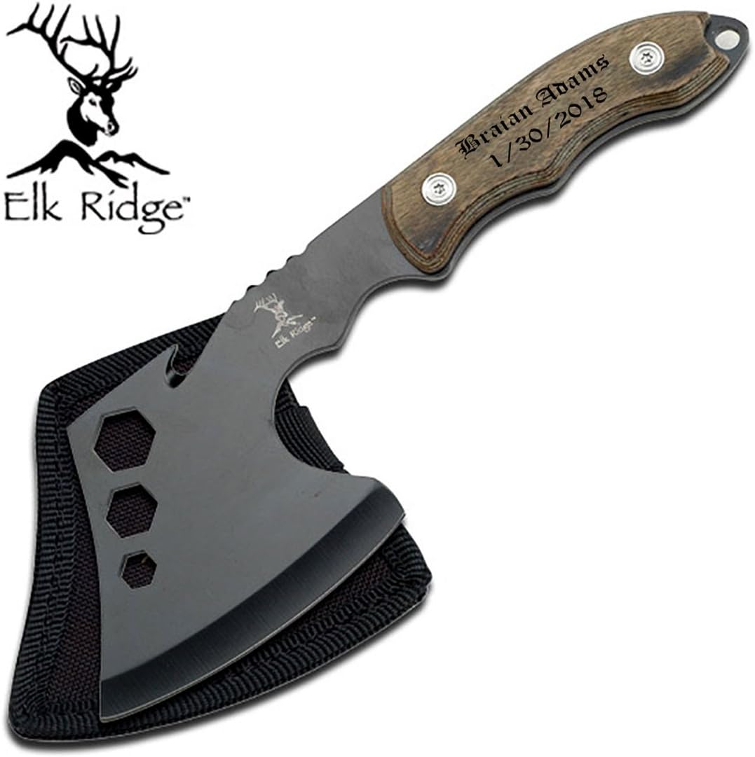 Elk Ridge Personalized Laser Engraved Pocket Axe