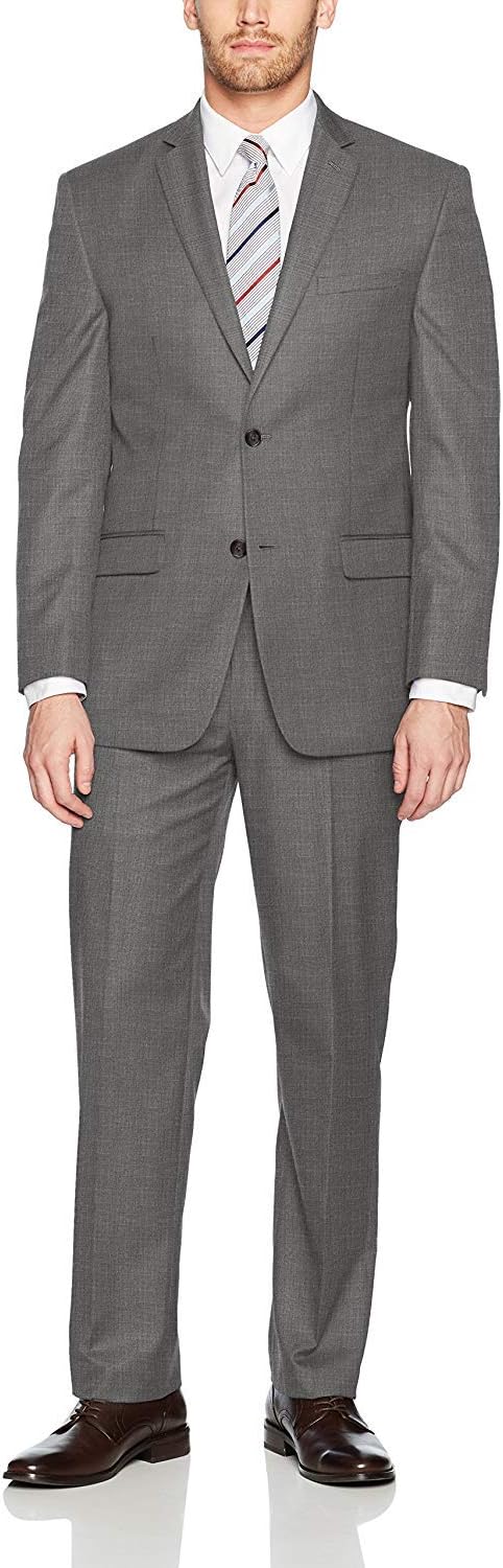 Adam Baker Men's Modern Fit 2-Piece Single Breasted