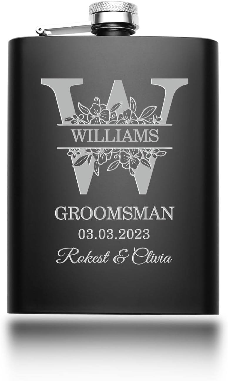 Personalized Flasks for Liquor for Men
