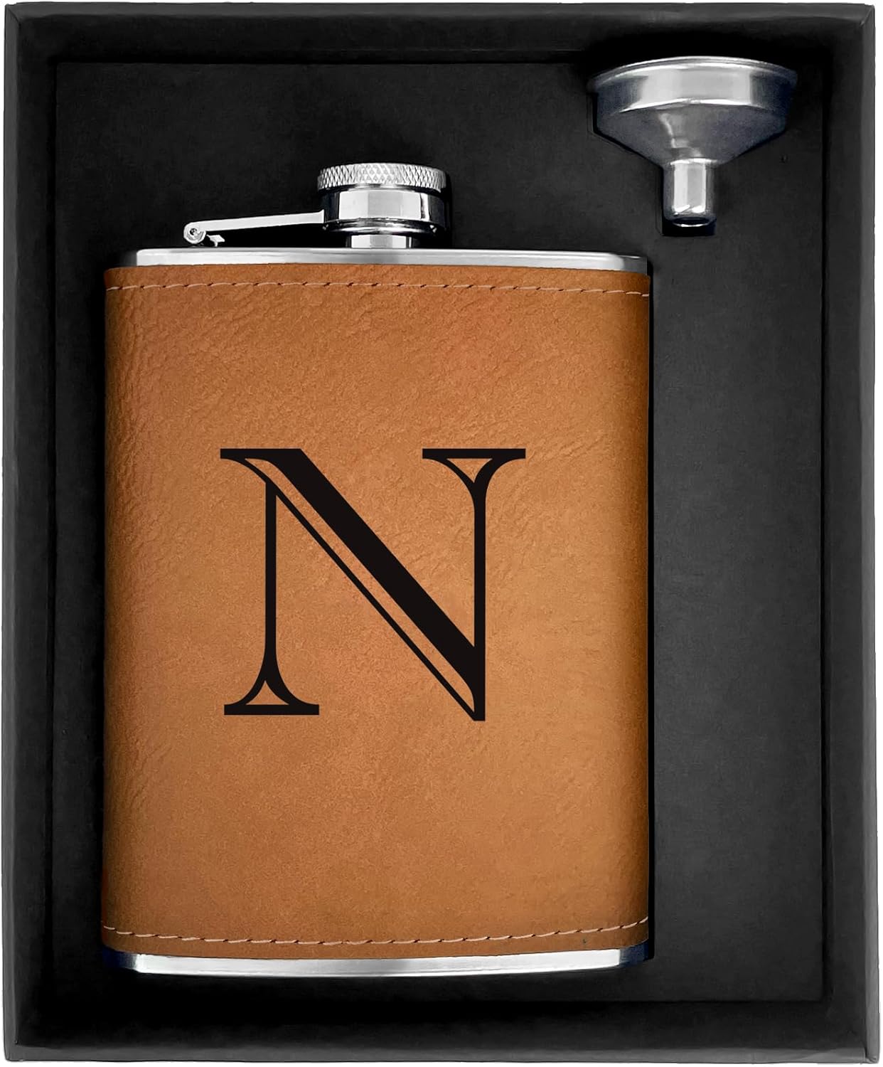 Caraknots Hip Flask For Men Leather